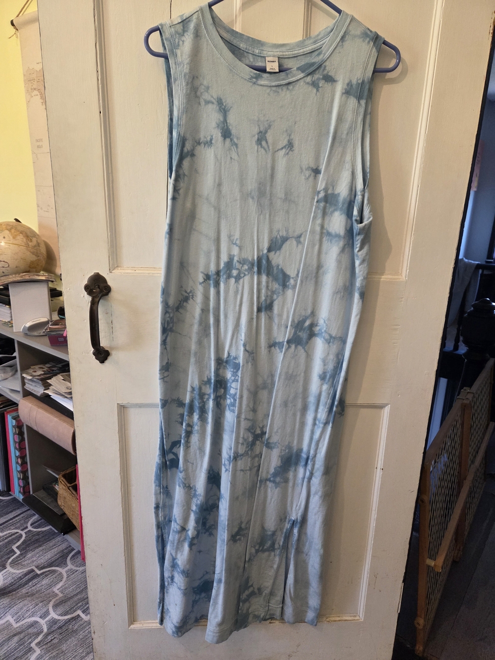Old Navy Light Blue Tie-Dye Tee